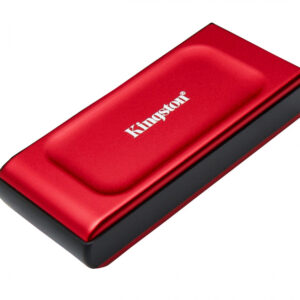 UNIDAD SSD EXTERNO KINGSTON 1TB (SXS1000R/1000G) XS1000, 3.2 TIPO C,ROJO