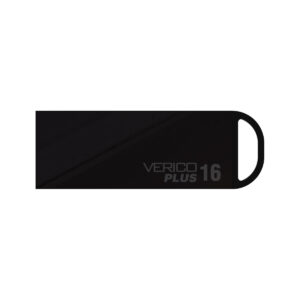 MEMORIA USB VERICO (1UDOV-RCSYG3-NN) 16GB PLUS METALICA VR25 SHINNY Interfaz USB 2.0  Material Metálico Color Negro