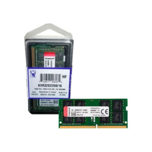 MEMORIA SODIMM DDR4 KINGSTON (KVR32S22D8/16) 16GB (1X16GB) 3200MHZ, CL22, 1RX16, NON-ECC, VALUE RAM VOLTAJE DE MEMORIA 1.2 V